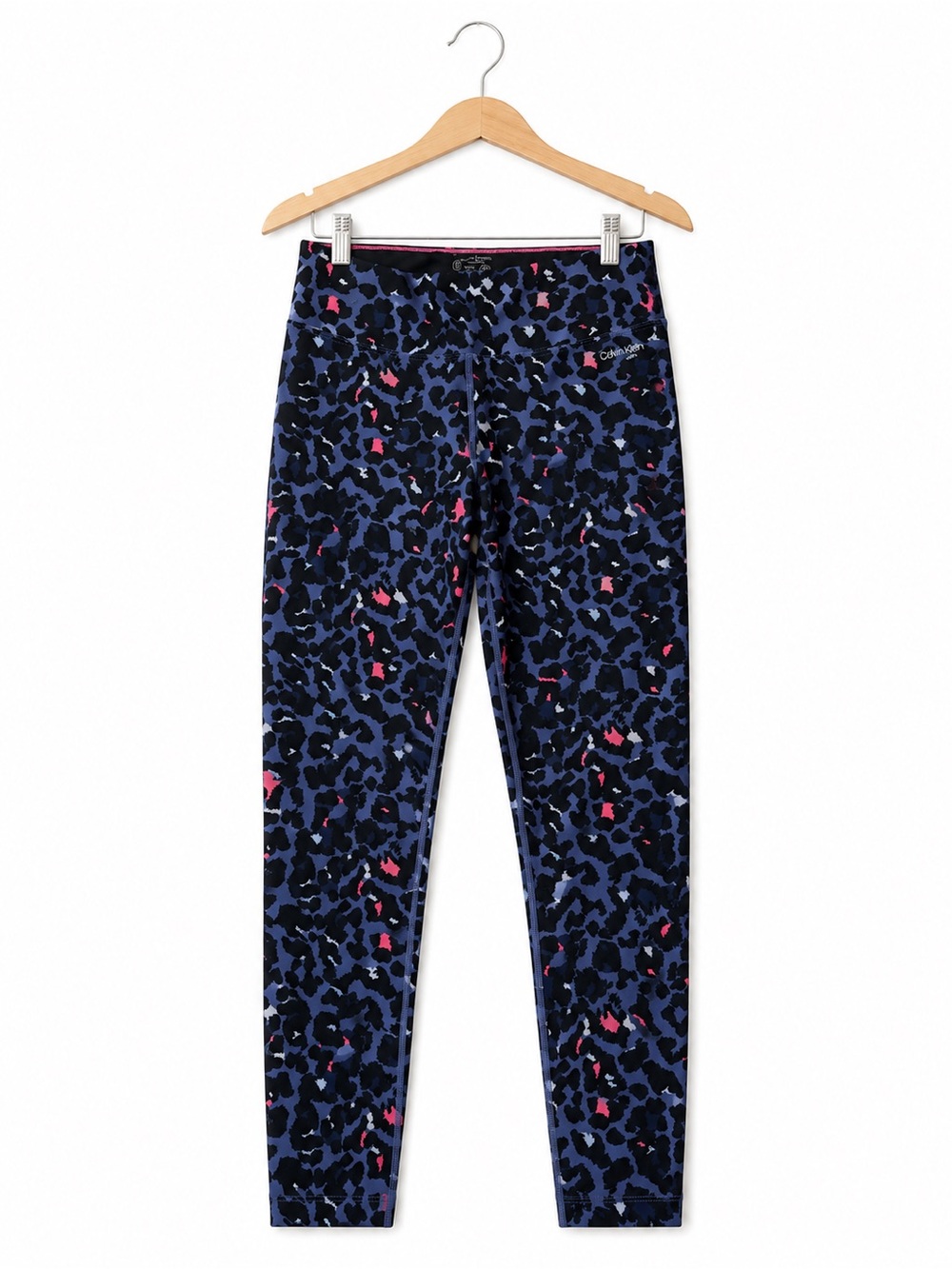 Calvin Klein Leopard Active Crop Leggings Small